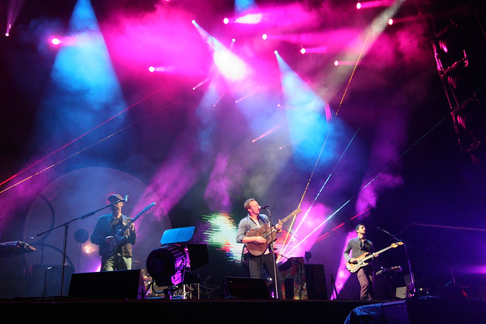 Green Stage at Fuji Rock Festival in the mountains of Niigata, Japan