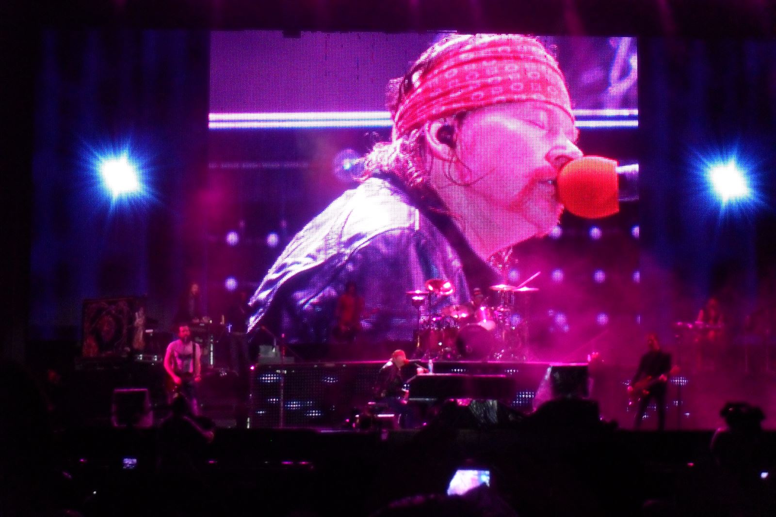 The Rock in Rio main stage with a vast crowd in Rio de Janeiro